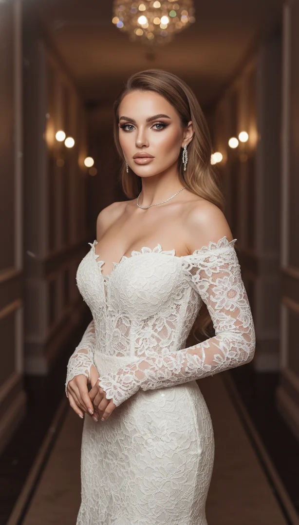 Delicate Lace Detail Study