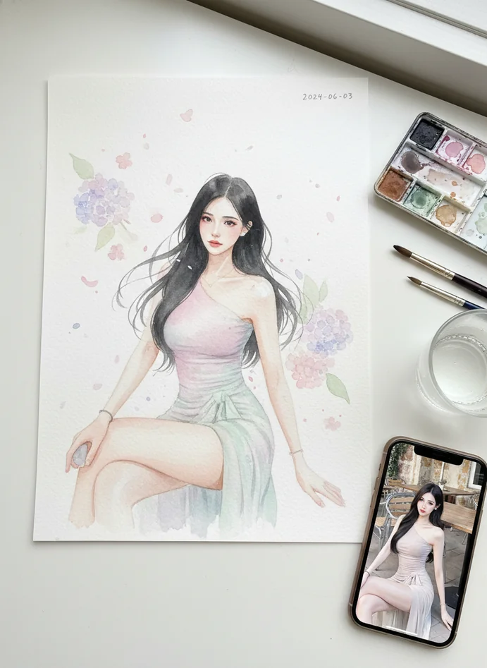 Delicate Spring Portrait