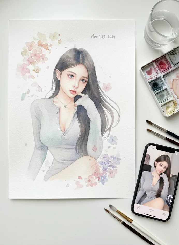 Dreamy Character Illustration