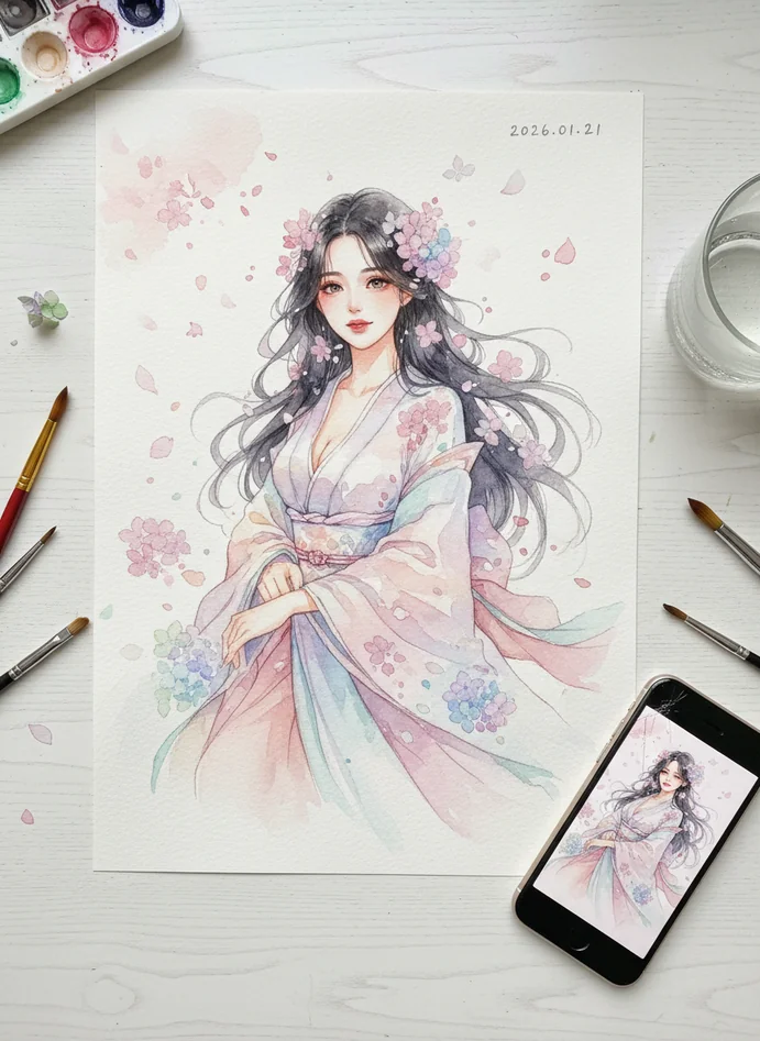 Gentle Portrait Study