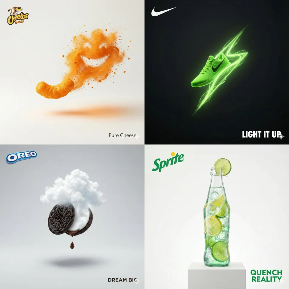 Surreal Minimalist Print Ad - Brand Integration
