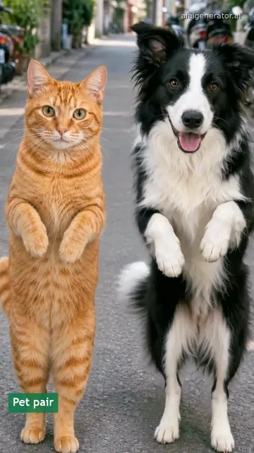 Erstes Bild, Haustier-Duo