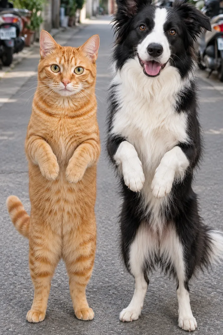 Standbild „Haustier-Duo“, aus dem Foto erstellt