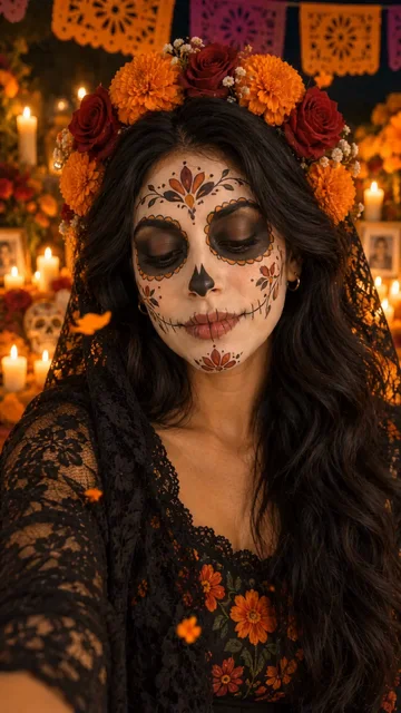 First frame, Catrina portrait