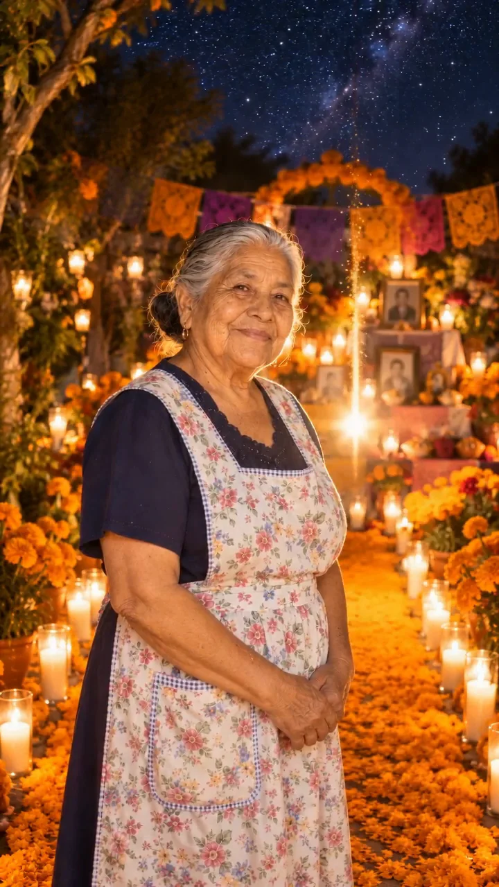 Visualização do efeito Day of the Dead AI Video