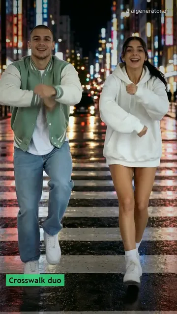 Último fotograma, Pareja en el cruce