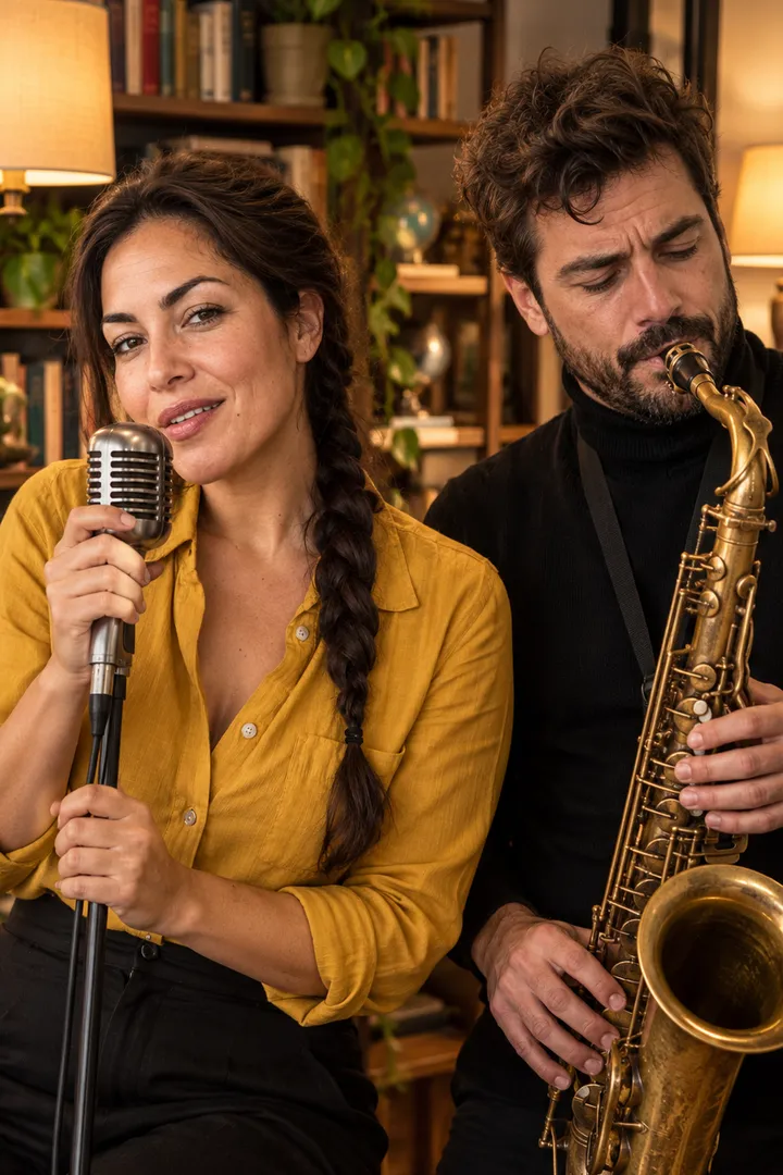 Standbild „Lead und Sax“, aus den Fotos erstellt